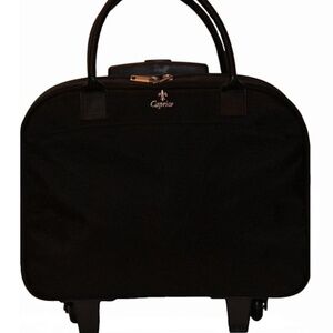 Caprice Avenue - Black rolling laptop case